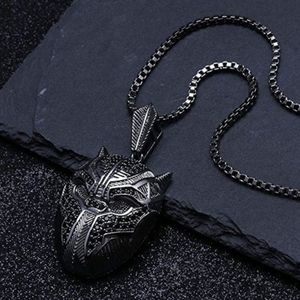 HP Iced Out Black Panther Necklace